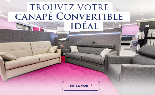 Trouvez canapé convertible à votre salon!